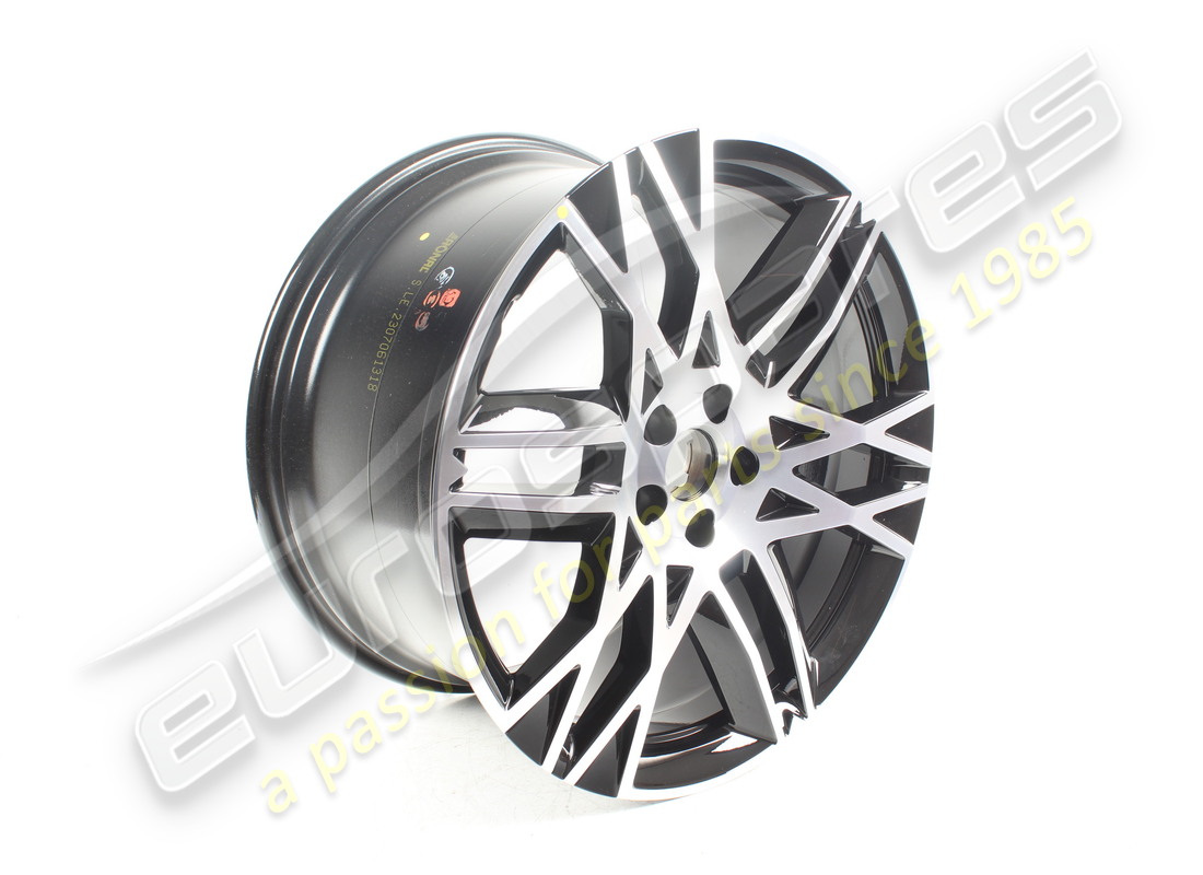 new maserati rear wheel rim 20 #20'' alloy wheel rims - mmxx design glossy black diamond#. part number 980240031 (2)