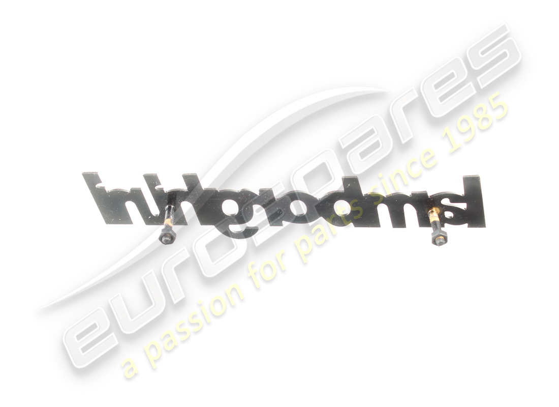 NEW OE LAMBORGHINI BLACK PLATE. PART NUMBER 006105532 (2) new oe lamborghini black plate. part number 006105532 (2)