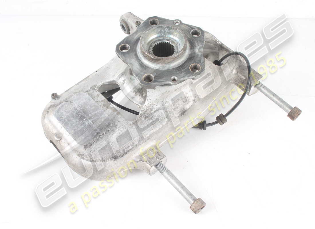 USED FERRARI COMPLETE LH FRONT HUB CARRIER. PART NUMBER 268377 (4) used ferrari complete lh front hub carrier. part number 268377 (4)