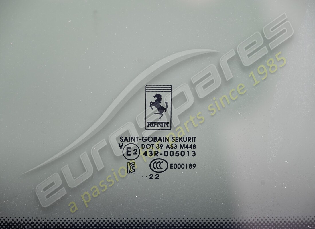 new ferrari engine compartment lid windo. part number 948588 (2)