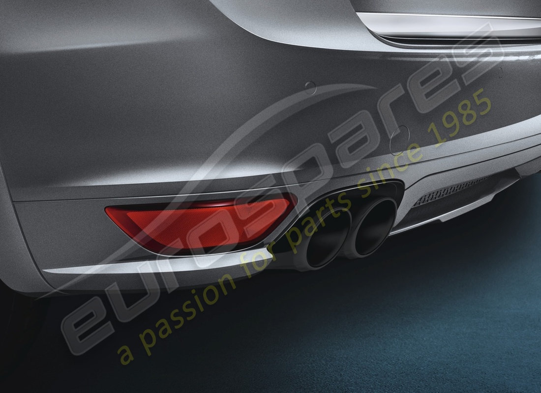 new porsche gts sports tailpipes, black. part number 95804420010 (1)