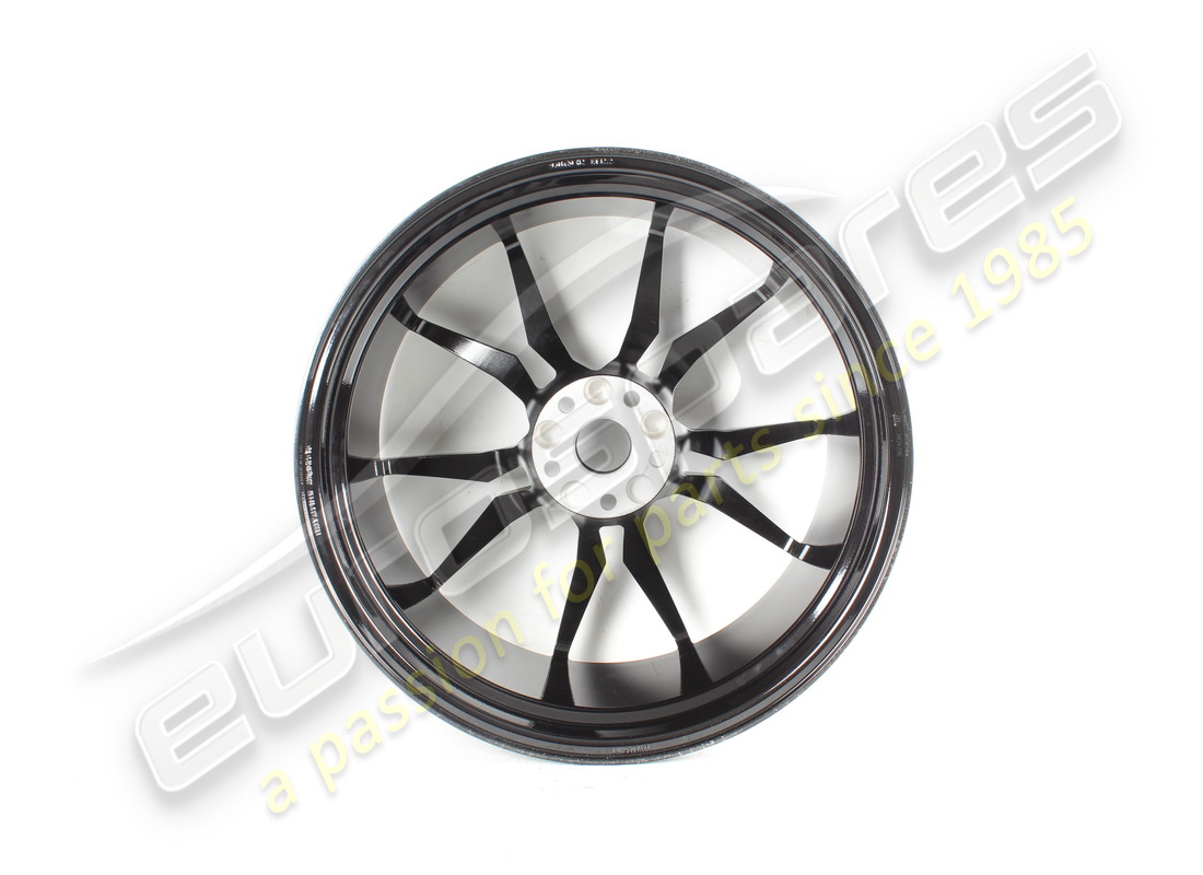 new (other) lamborghini shiny black dione rims kit. part number 0r8340032 (4)