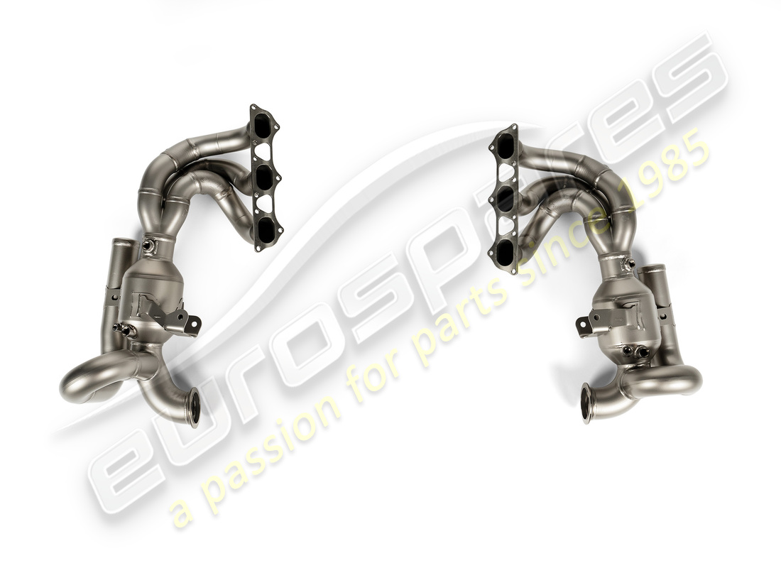 new akrapovic porsche 911 gt3 rs (992) | evolution header set (titanium). part number epot9 (1)