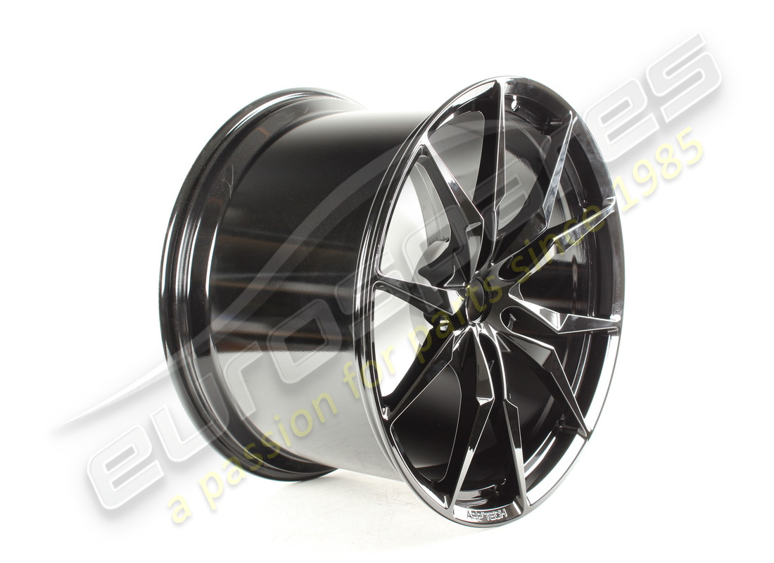 new (other) lamborghini shiny black dione rims kit. part number 0r8340032 (9)