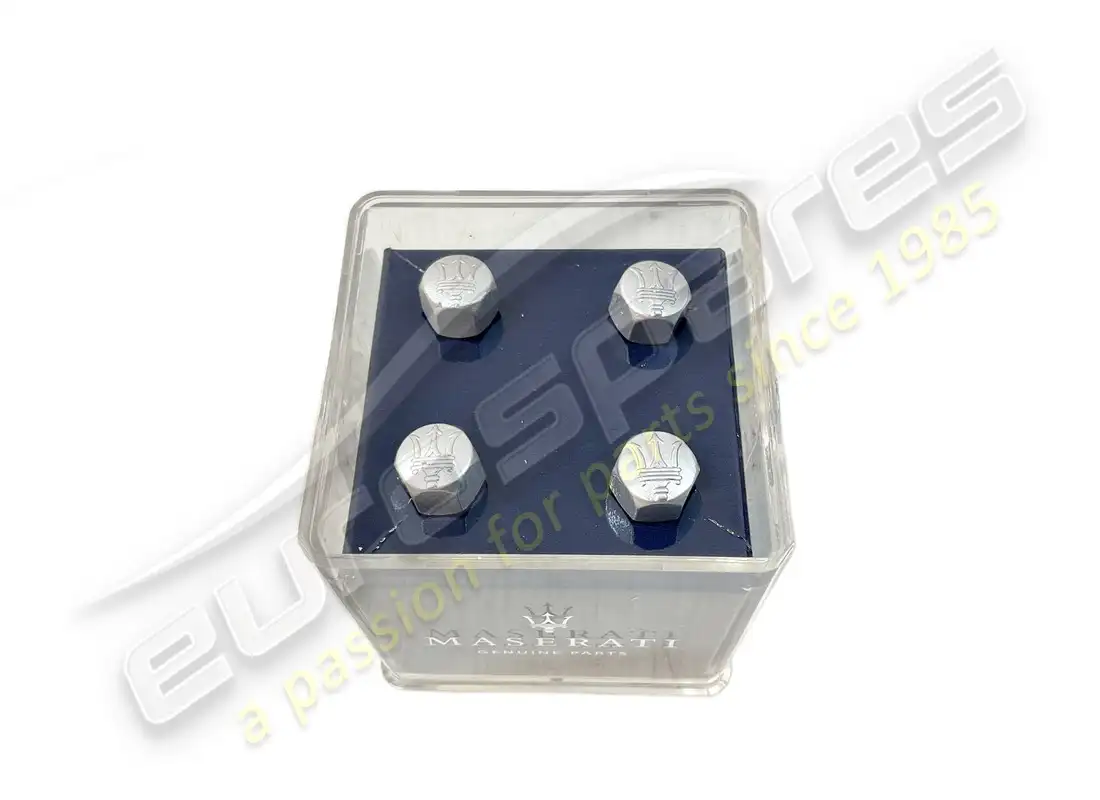 new maserati maserati branded valve cap kit. part number 940000035 (2)
