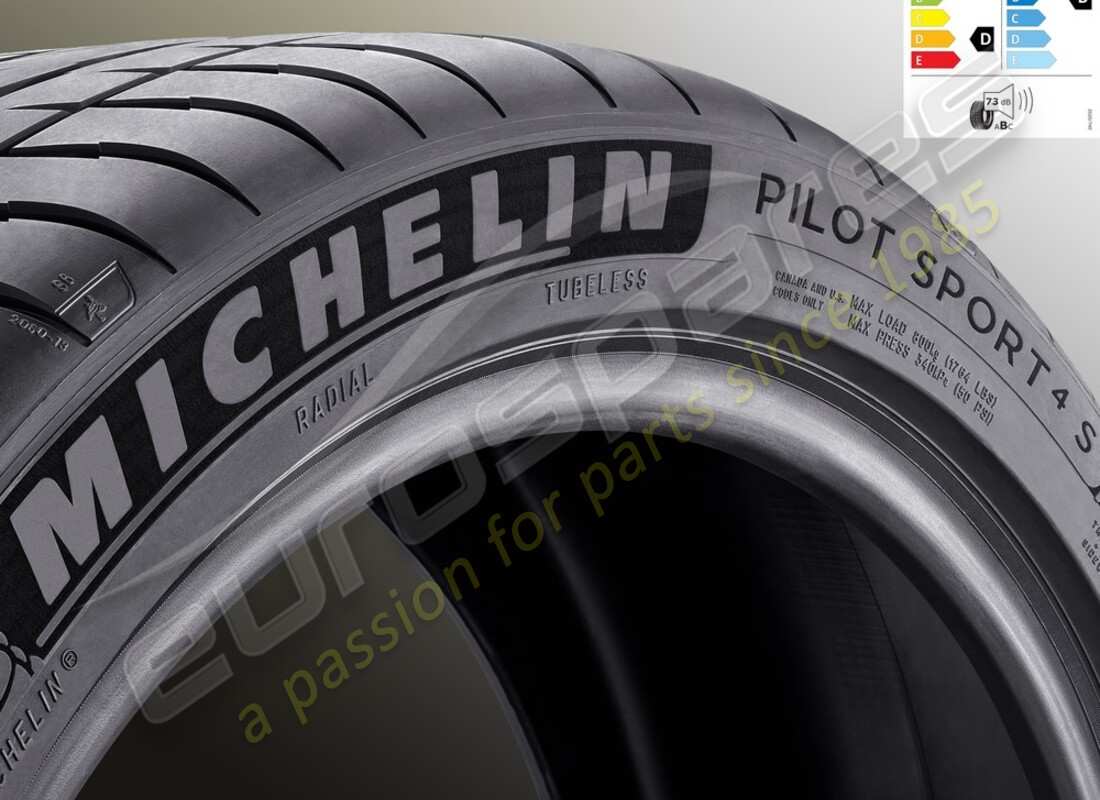 new ferrari michelin rear summer tyre pilot sport 4s, 285-35 zr20 (104y). part number 913734 (1)