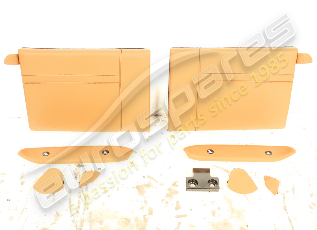 used eurospares complete front & rear seet set ( cuioio leather with black stitching ). part number eap1566195 (20)