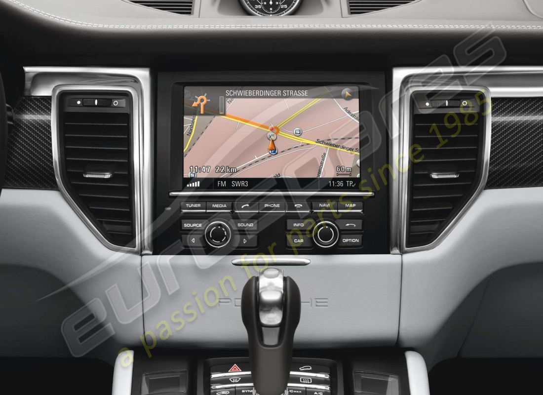 new porsche pcm with navigation module and cd/dvd autochanger. part number 95b04490030 (1)