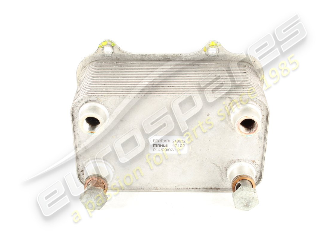 USED FERRARI OIL HEAT EXCHANGER. PART NUMBER 240632 (1) used ferrari oil heat exchanger. part number 240632 (1)