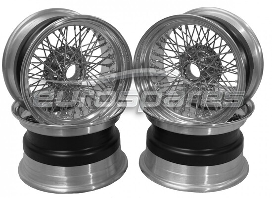 new ferrari borrani wire wheels set 15 x 7.5 part number 700835