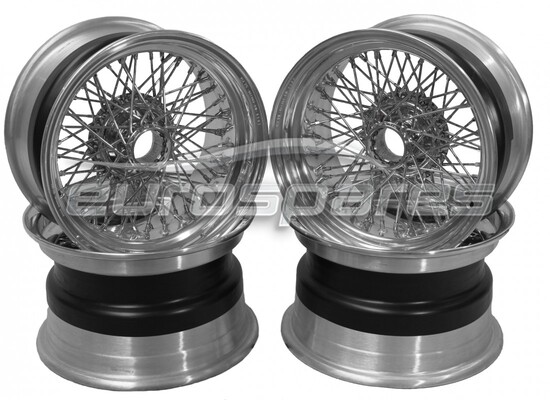 new ferrari borrani wire wheels set 15 x 7.5 inch part number 700835