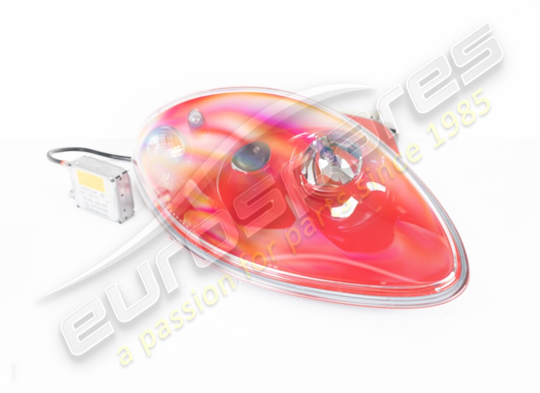 new ferrari rh front headlamp rosso corsa red (lhd) xenon. part number 72001169 (1)