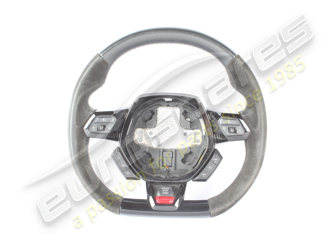 USED Lamborghini STEERING WHEEL SUEDE+HIGH GLOSS+ . PART NUMBER 4T0419091GQG8 (1)