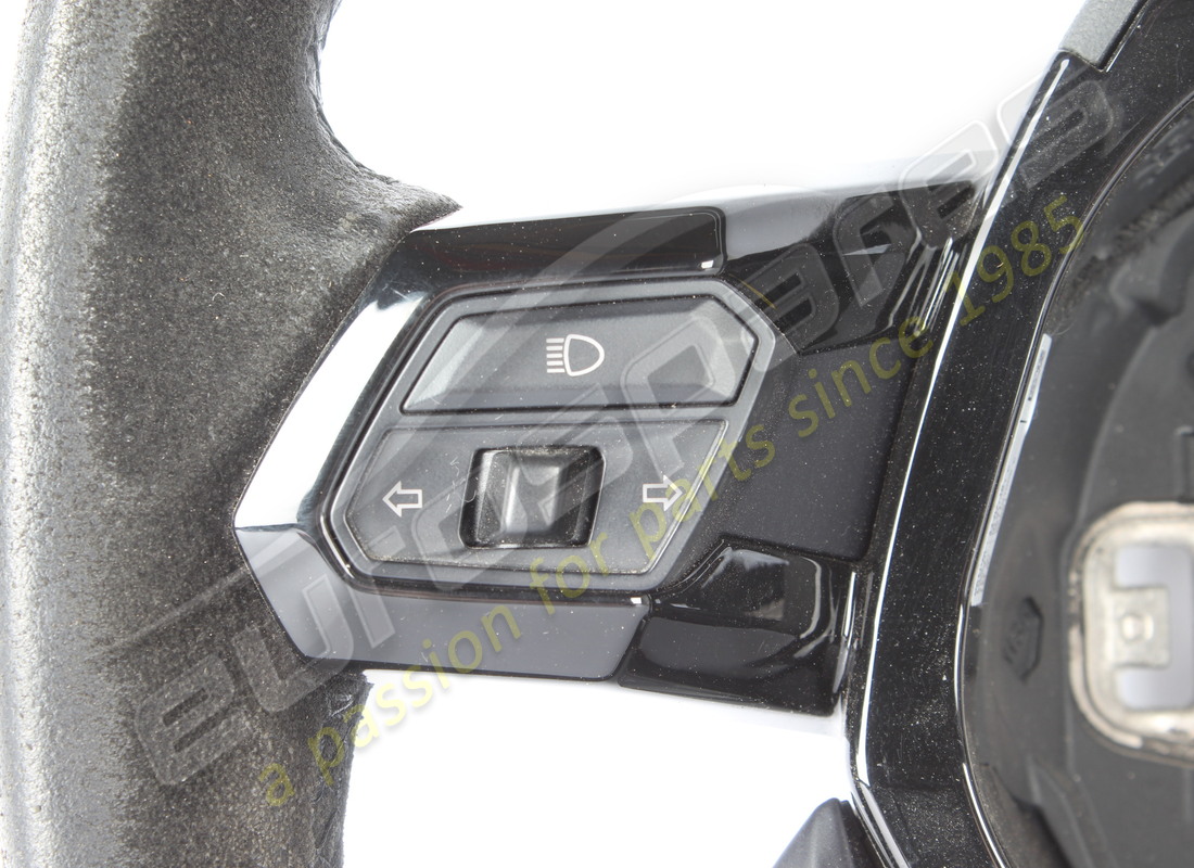 used lamborghini steering wheel suede+high gloss+. part number 4t0419091gqg8 (7)