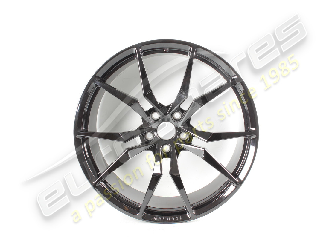 new (other) lamborghini shiny black dione rims kit. part number 0r8340032 (5)