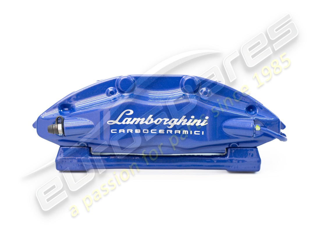 USED LAMBORGHINI PCCB REAR BRAKE CALIPER BLU ADP. PART NUMBER 4T0615406CJ (1) used lamborghini pccb rear brake caliper blu adp. part number 4t0615406cj (1)