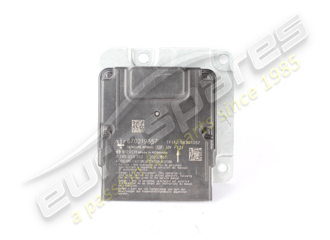 USED Maserati CENTRAL AIR BAG CONTROL MODULE . PART NUMBER 670219857 (1)