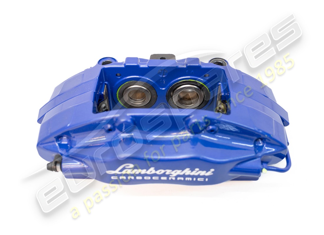 USED LAMBORGHINI PCCB REAR BRAKE CALIPER BLU ADP. PART NUMBER 4T0615406CJ (2) used lamborghini pccb rear brake caliper blu adp. part number 4t0615406cj (2)