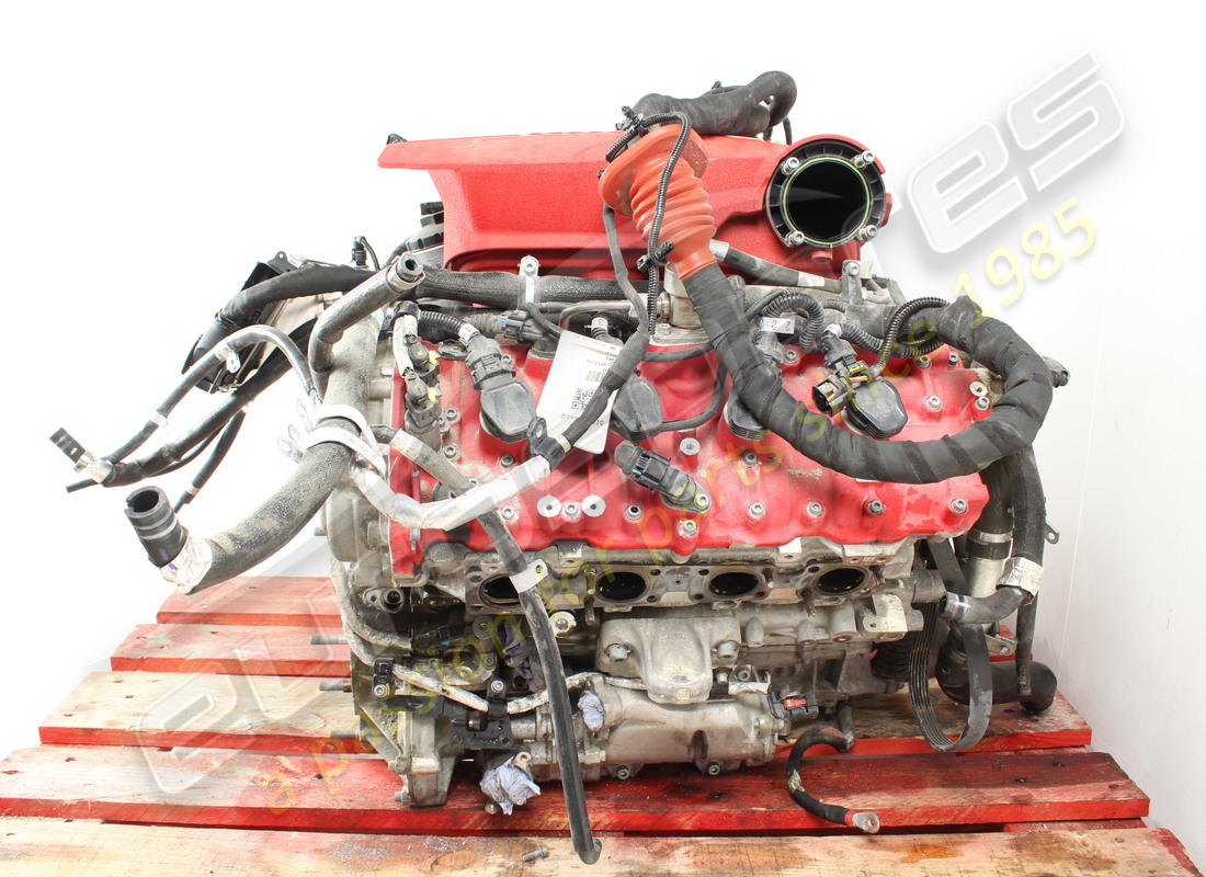 used ferrari 488 complete engine. part number 754023000 (5)