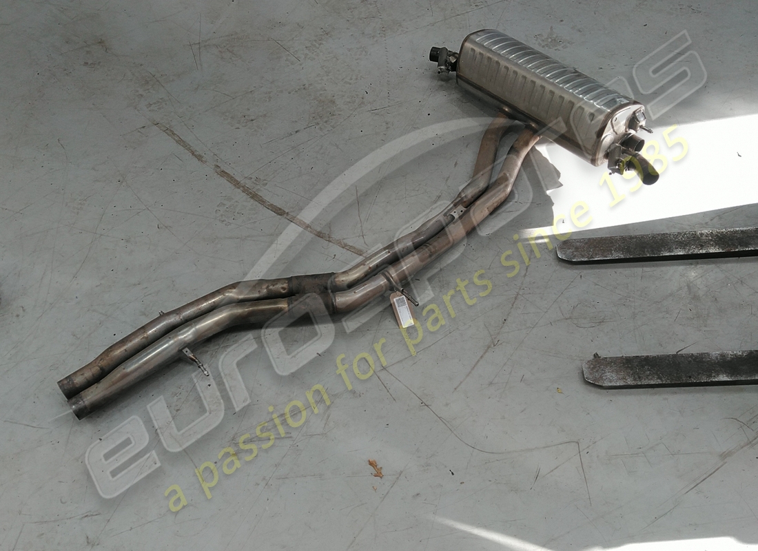 USED Lamborghini MUFFLER . PART NUMBER 4M8253078BM (1)