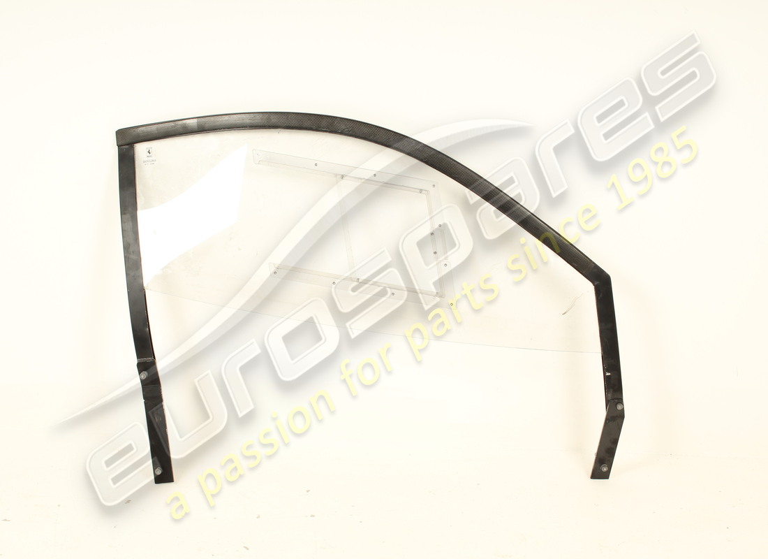 DAMAGED Ferrari RH WINDOW FRAME WITH LEXAN WINDOW PANEL . PART NUMBER 89218100 (1)