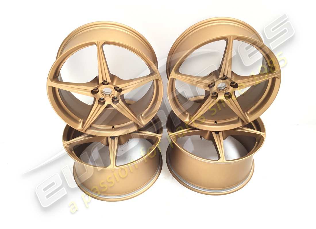 reconditioned ferrari wheel set (forged diamond cut) 20 inch. part number 70004981 (3)