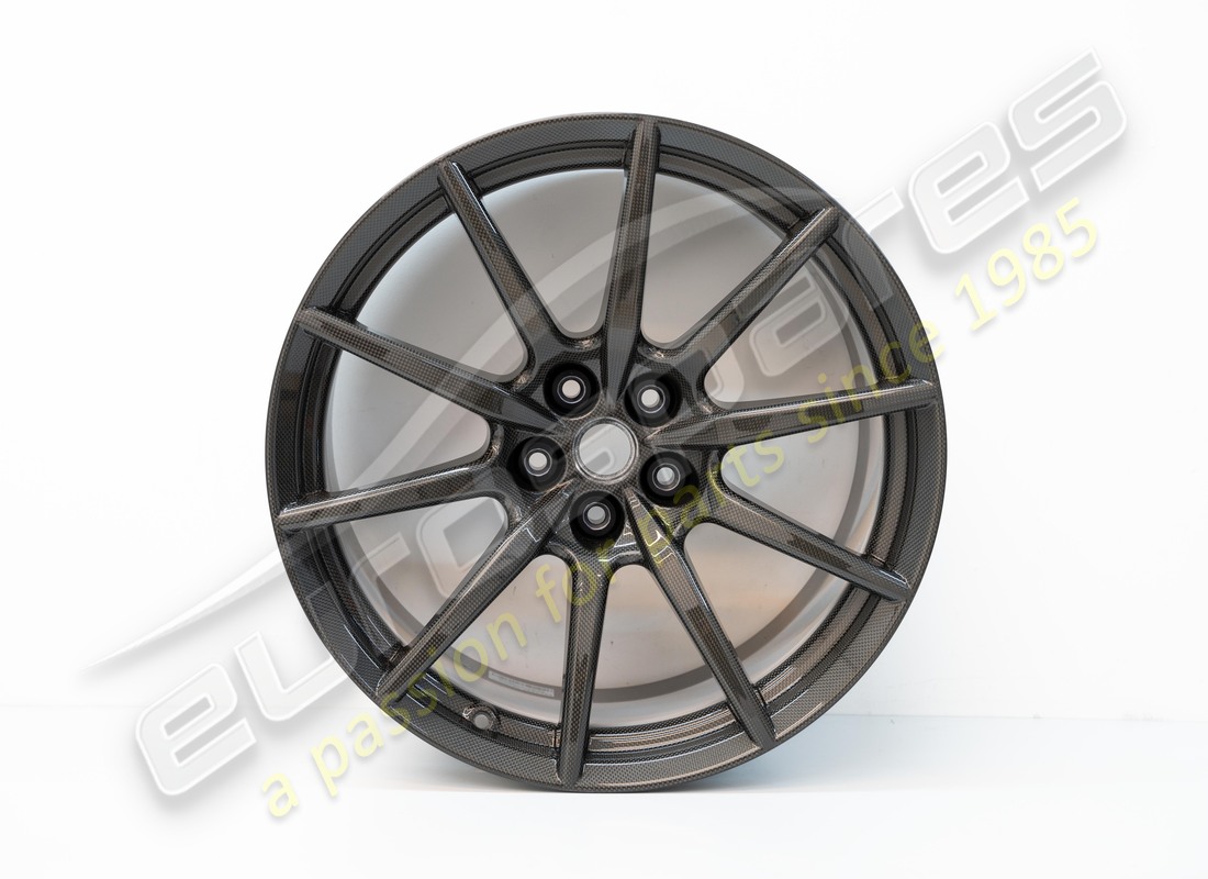 new ferrari carbon fiber wheels set + titanium bolts. part number 70005638 (2)
