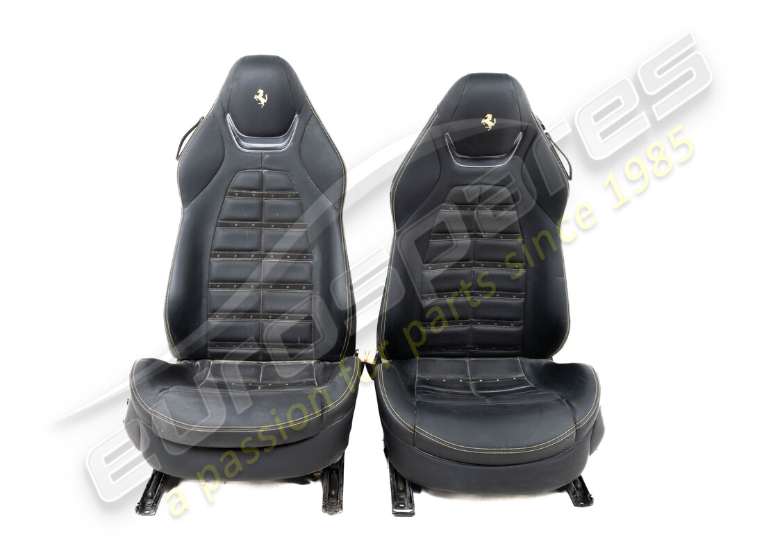 used eurospares portofino rhd pair of seats in black part number eap1450352