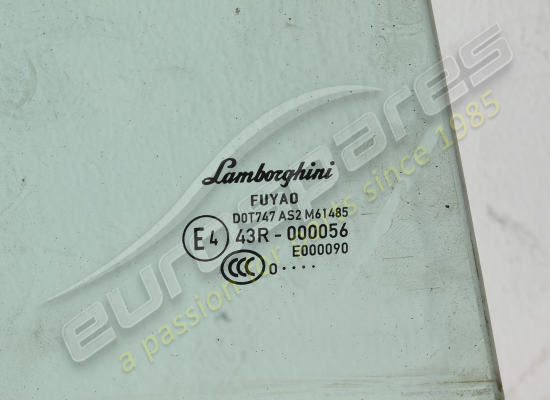 used lamborghini door window,rear. part number 4ml845206a (2)