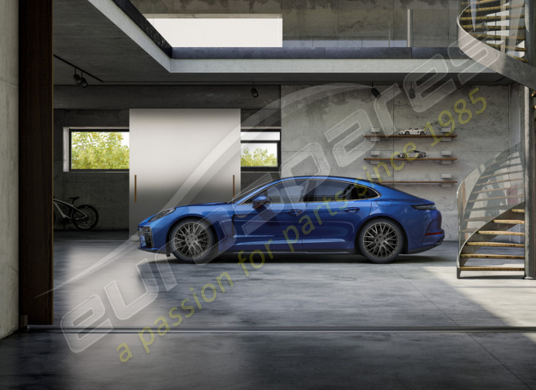 new porsche 21 inch exclusive design winter wheel and tyre set - painted in turbonite. part number 976044600l (2)