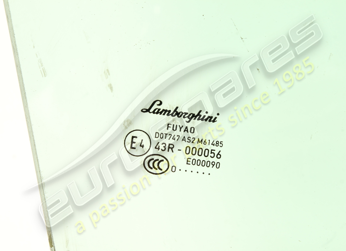 used lamborghini door window, front. part number 4ml845202a (2)