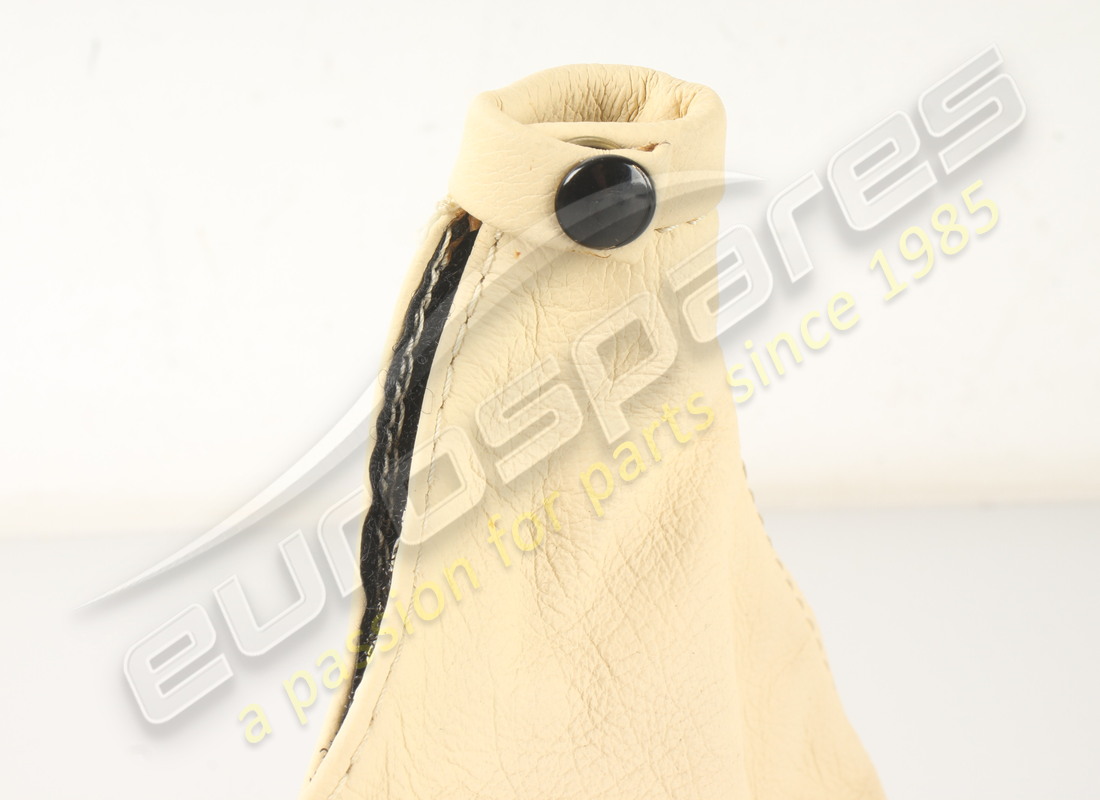 new (other) maserati automatic gear lever leather surround - rhd - cream. part number 981001402 (4)