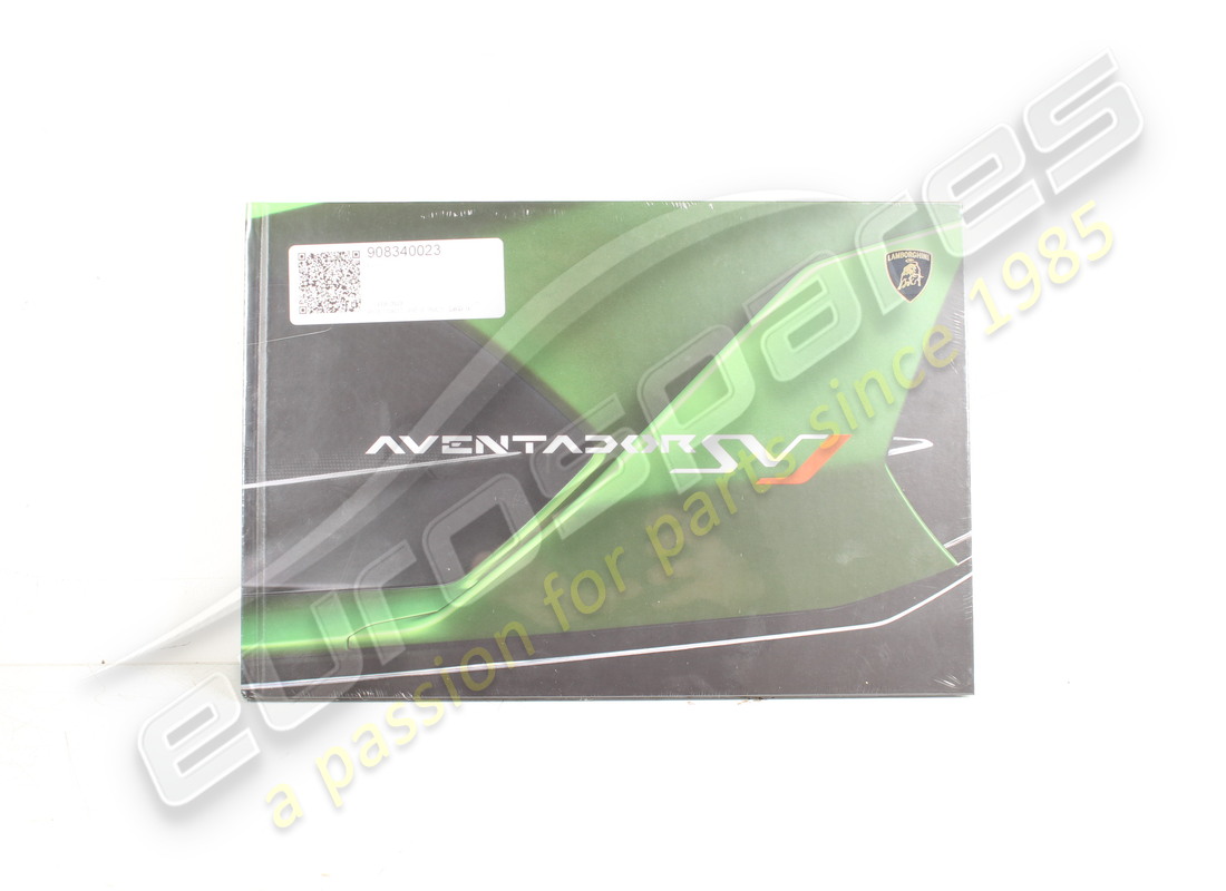 new lamborghini brochure aventador svj eng. part number 908340023 (1)