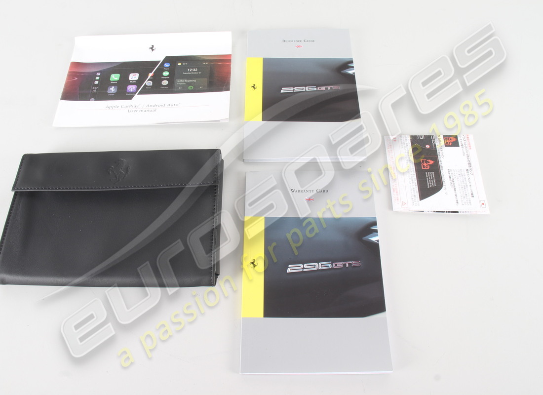 used ferrari ferrari 296 booklet pack complete with warranty book. part number eap1481295 (4)
