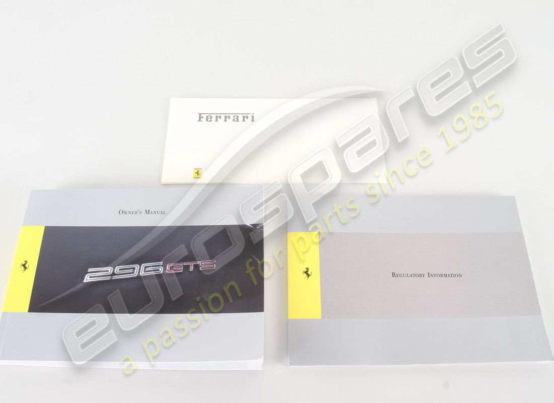 used ferrari ferrari 296 booklet pack complete with warranty book. part number eap1481295 (3)