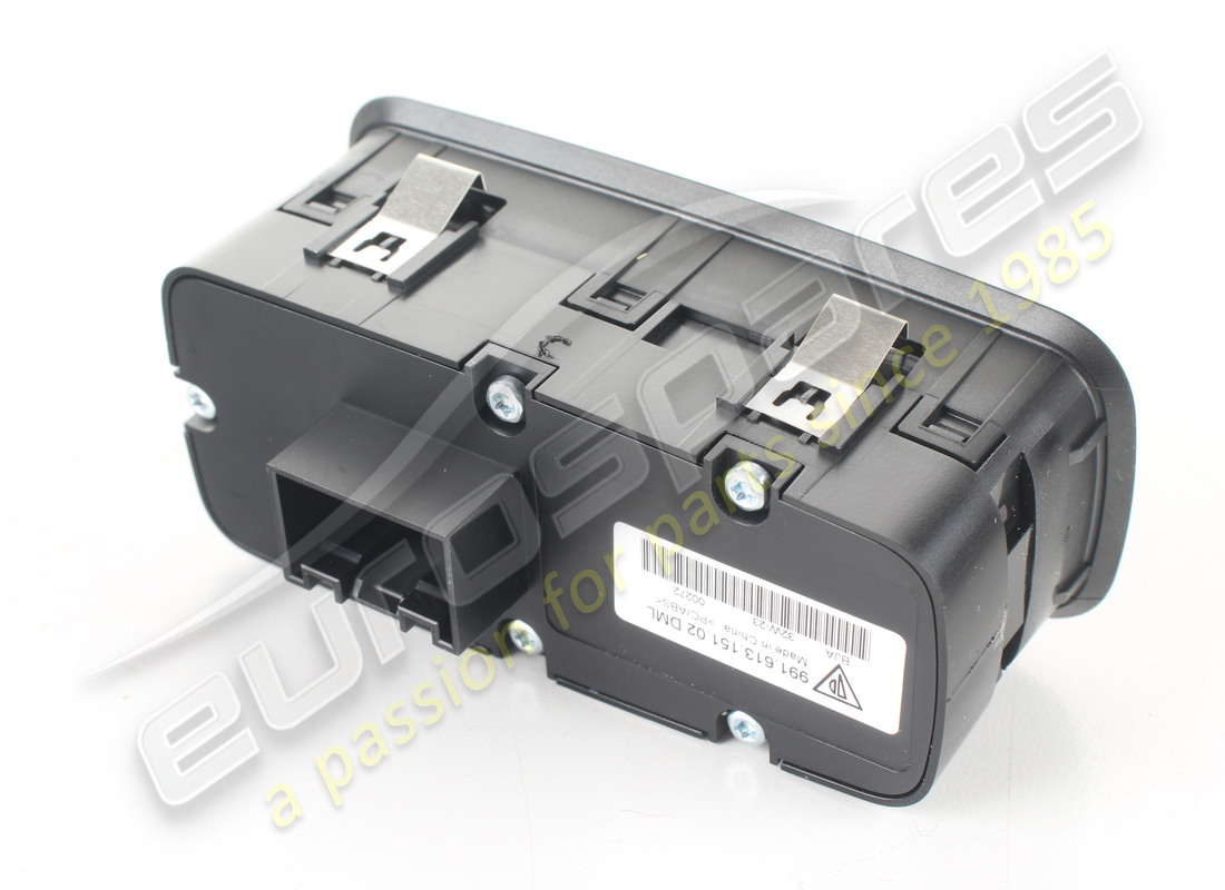 new porsche switch module matt black/hi-gloss chrome. part number 99161315102dml (2)