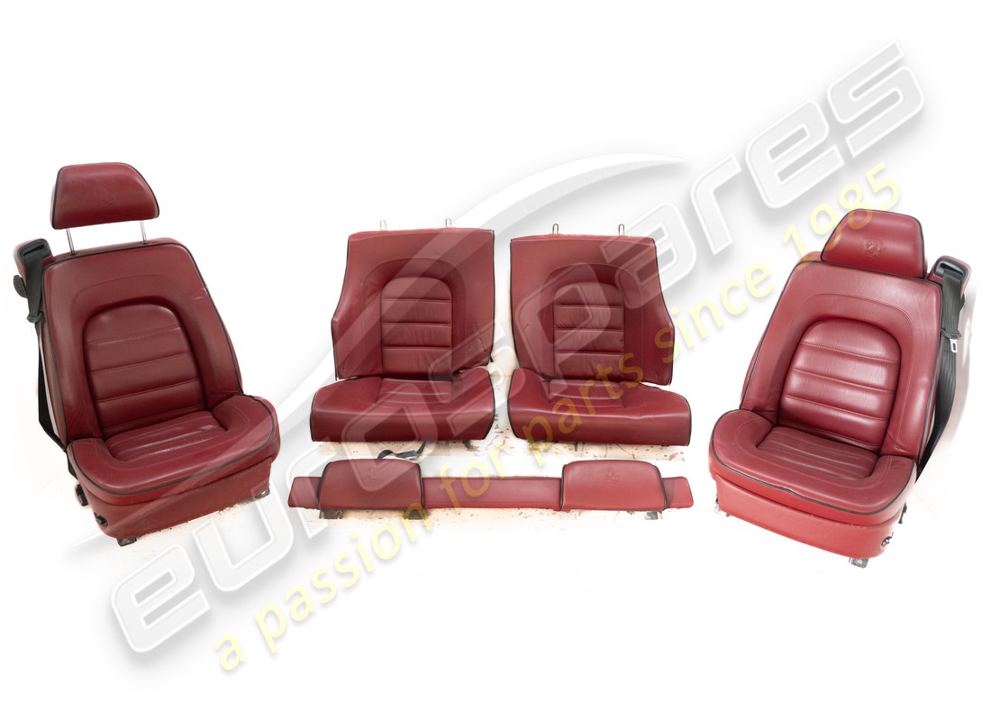 used eurospares 456 m gt seats and interior trims in bordeaux (red) part number eap1551545