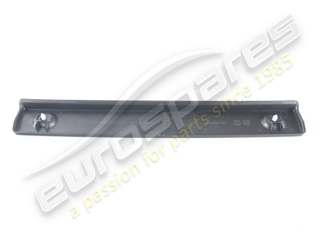 new porsche licence plate holder - black p6w2 (number-plate holder, front, small (row)). part number 95b807287b1e0 (2)