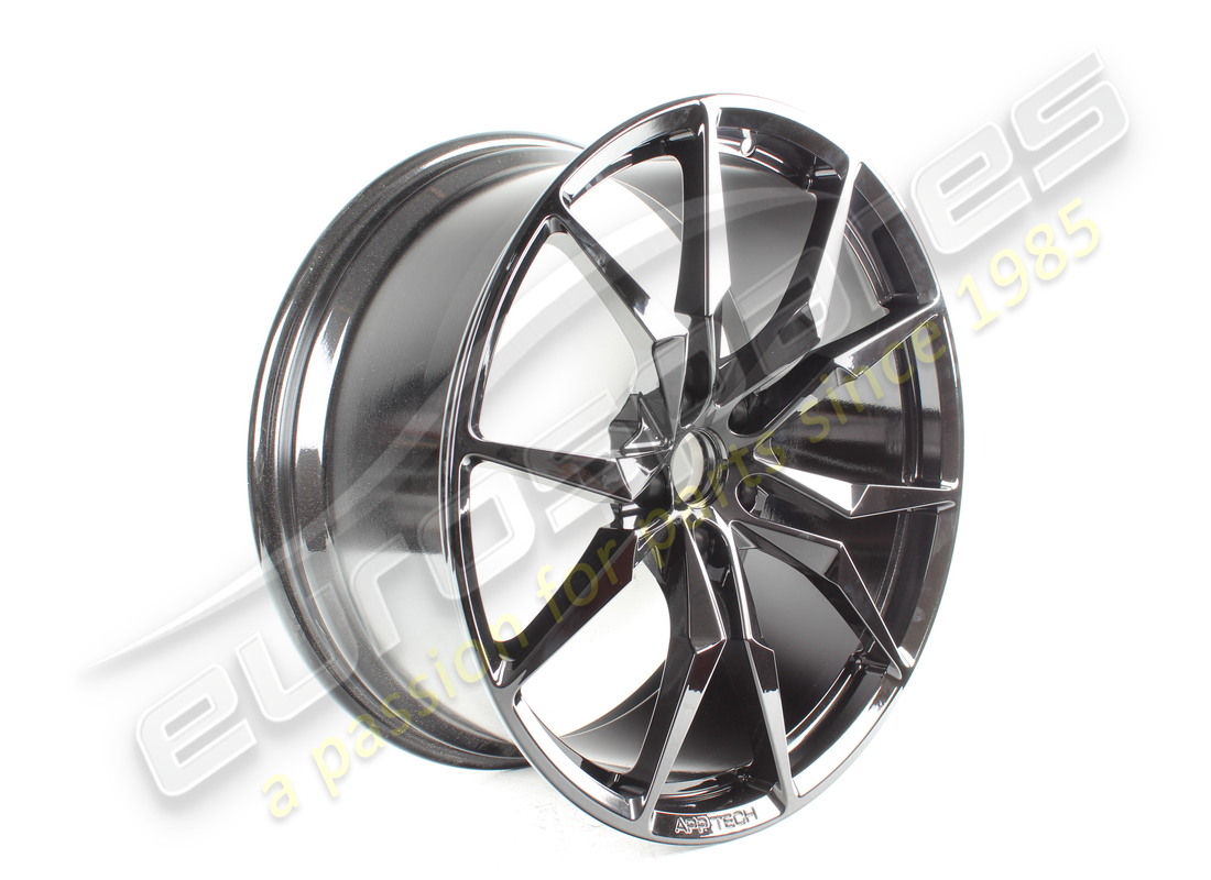 new (other) lamborghini shiny black dione rims kit. part number 0r8340032 (3)