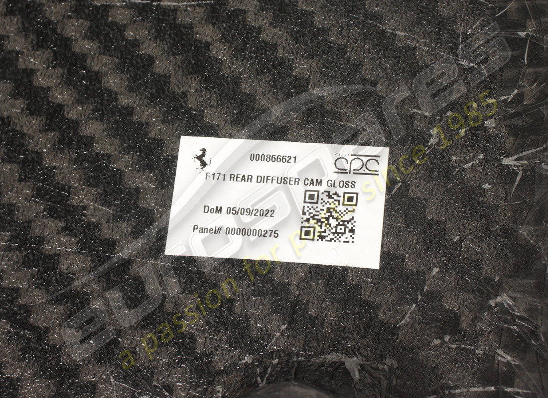 new ferrari carbon rear diffuser. part number 887758 (17)