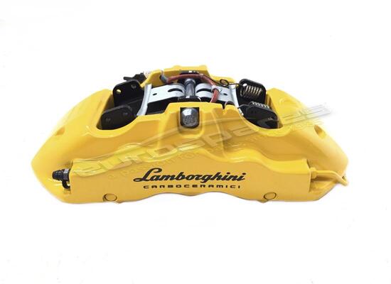 new lamborghini front caliper in yellow part number 4t0615105dc