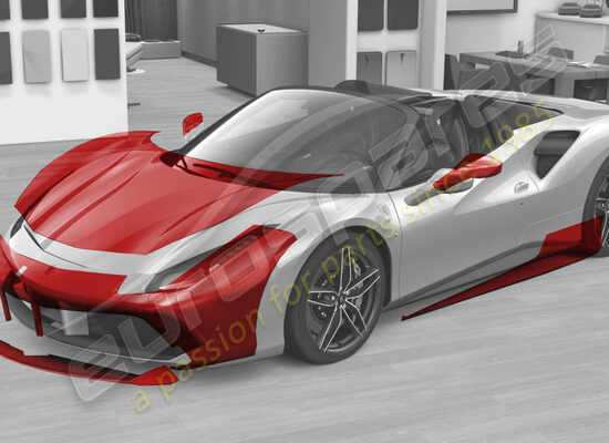 new ferrari kit film complete 488 part number 70003771