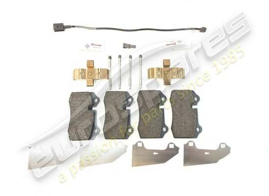 new maserati rear brake pads set part number 673012040