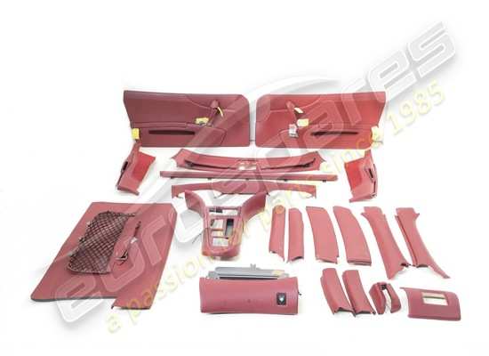 used eurospares interior panels & carpet set (bordeaux red) part number eap1226104