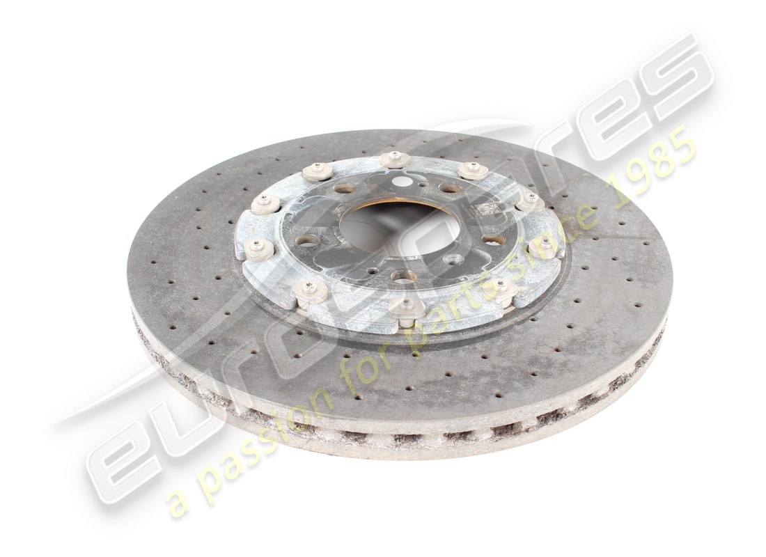 used lamborghini ceramic brake disc (vented), 370 x 30. part number 4m0615601ac (2)