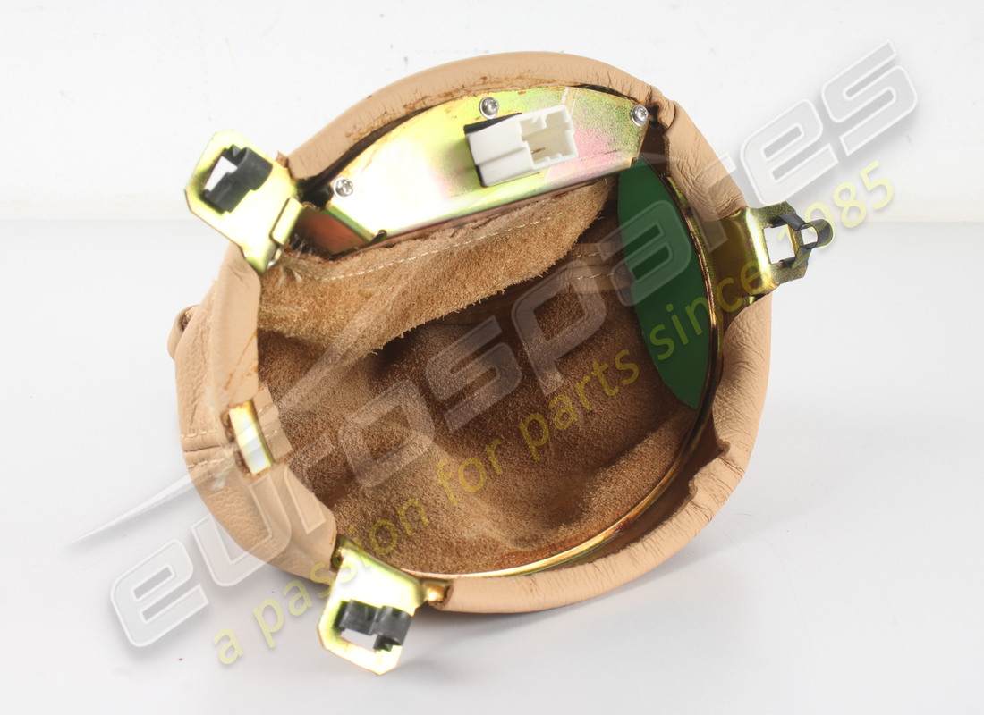 new (other) maserati automatic gear lever leather surround - lhd - beige. part number 981001301 (5)