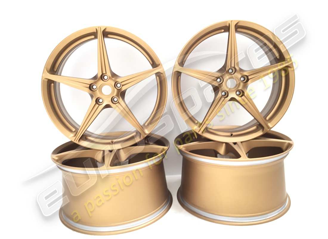 reconditioned ferrari wheel set (forged diamond cut) 20 inch. part number 70004981 (1)