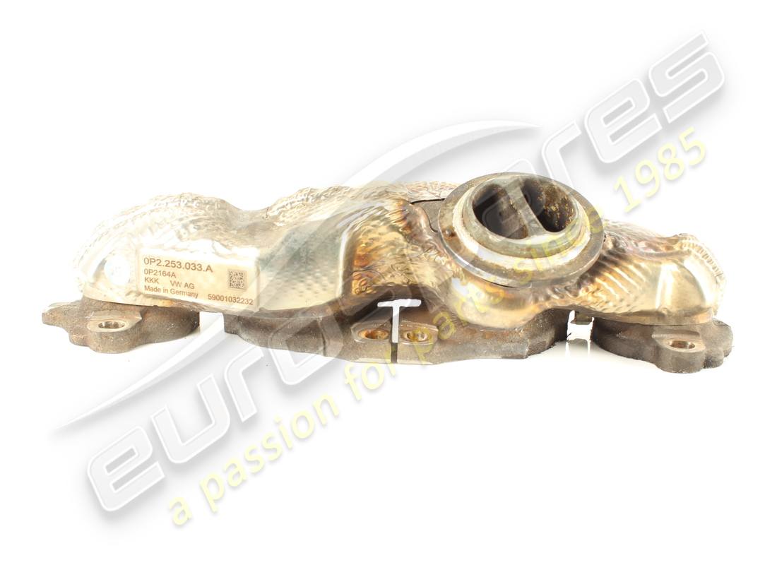 used lamborghini exhaust manifold. part number 0p2253033a (1)