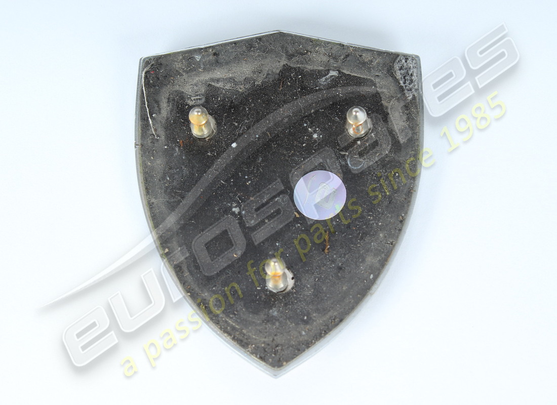 damaged ferrari squadra corse shield badge. part number 88954300 (2)