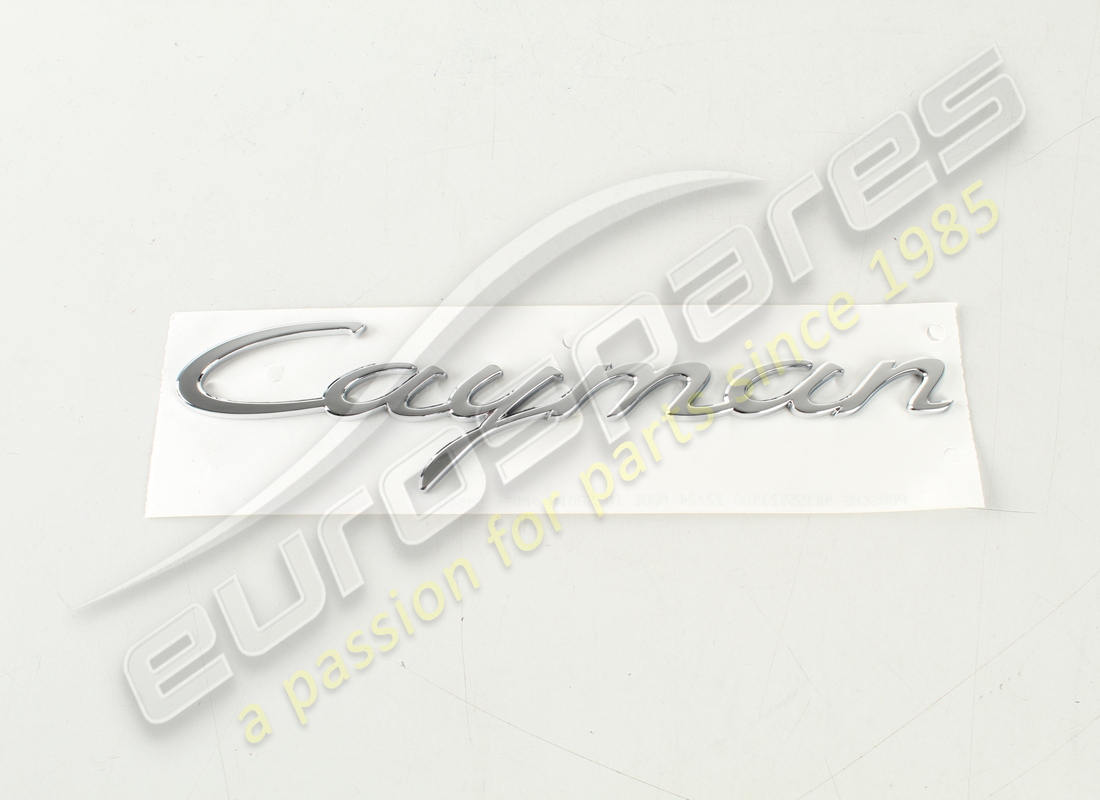 NEW PORSCHE INSCRIPTION. PART NUMBER 98155923900 (1) new porsche inscription. part number 98155923900 (1)